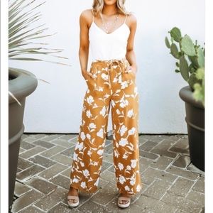 Everly Mustard and white jumpsuit! So cute!